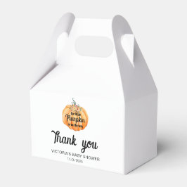 Little Pumpkin is on the way Baby Shower Presentaskar