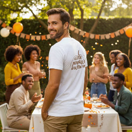 Little Pumpkin is on the Way Dad-to-be Baby Shower T Shirt