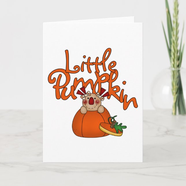 Little Pumpkin Kort (Framsida)