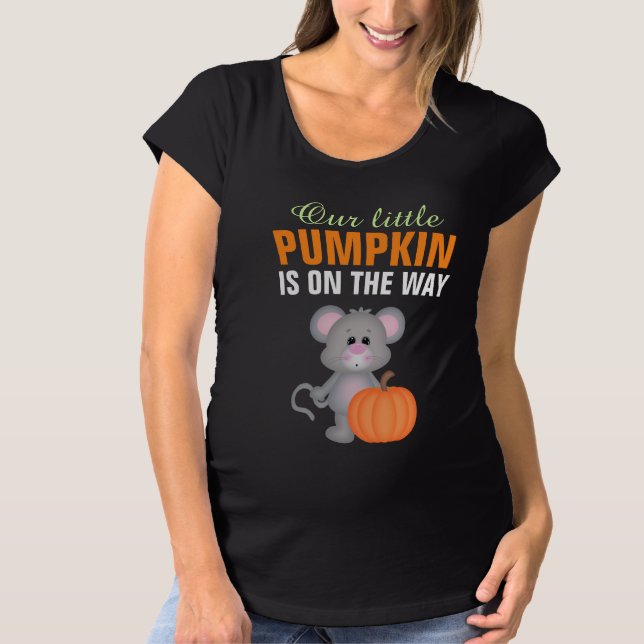 Little Pumpkin Moderskap T-Shirt (Framsida)