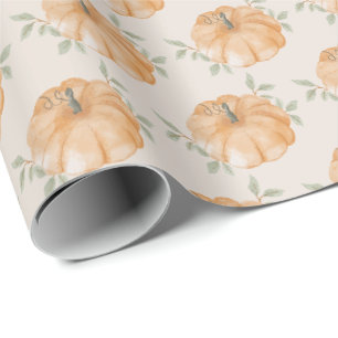 Little Pumpkin Mönster faller första födelsedag Presentpapper