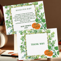 Little Pumpkin Par Baby Shower Autumn Foliage
