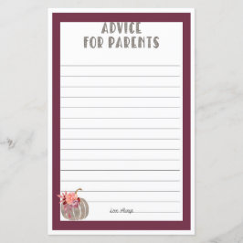 Little Pumpkin Parent Advice