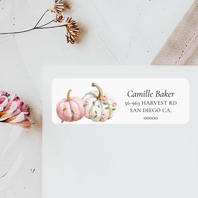 Little Pumpkin Return Mailing Label Returadress Etikett (Skapare uppladdad)