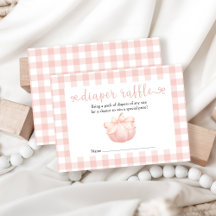 Little Pumpkin Rosa Bow Diaper Raffle