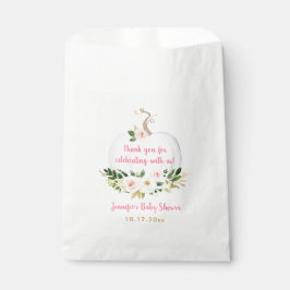 Little Pumpkin Rosa Guld Baby Shower