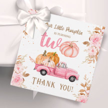 Little Pumpkin Rosa Lastbil Girl Girl Fall 2nd Bir
