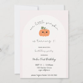 Little Pumpkin’s First Birthday Invitation Inbjudningar