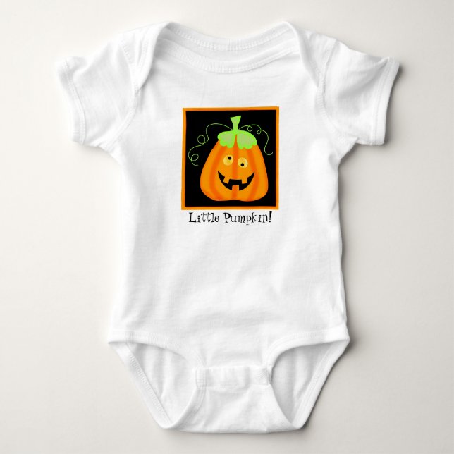 "Little Pumpkin" Stollig Halloween Pumpkin Anpassn Tröja (Framsida)