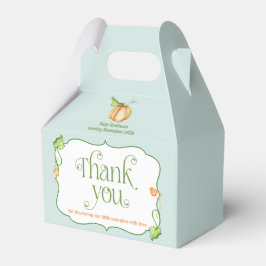 Little Pumpkin Storybook Neutralt Baby Shower Presentaskar