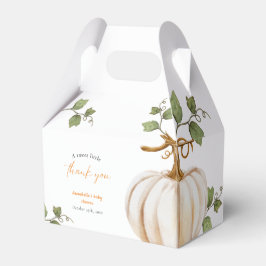 Little Pumpkin Tack Baby Shower Presentaskar