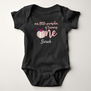 Little Pumpkin Turning One Halloween 1st Birthday T Shirt