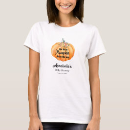 Little Pumpkin Welcome Baby Shower T Shirt