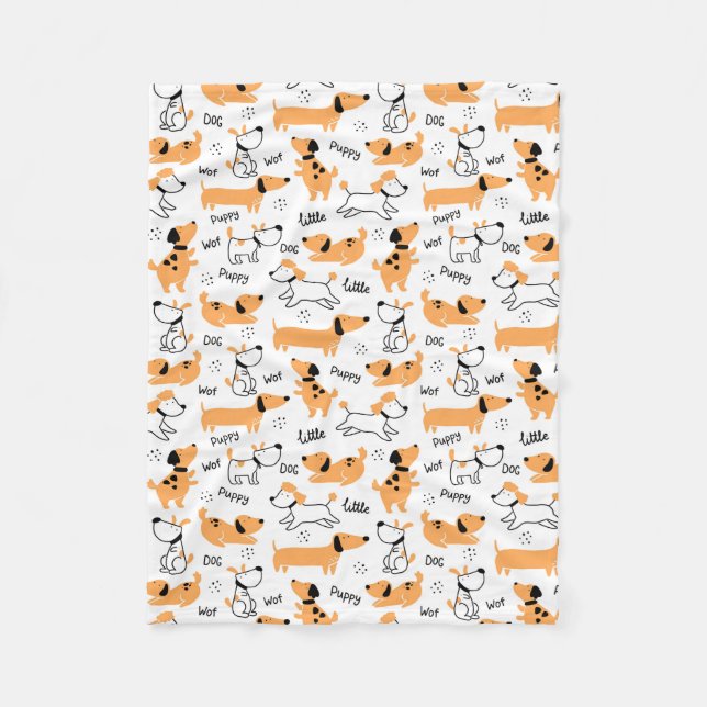 Little Puppy Fleecefilt (Framsidan)