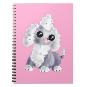Little Puppy Rosa Notebook - Your Färg - Text Anteckningsbok
