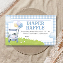 Little Putter Golf Baby Shower Blöja Lotteri