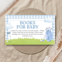 Little Putter Golf Baby Shower-böcker för bebis
