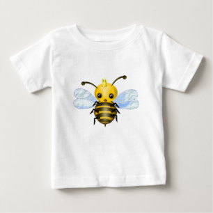 Little Queen Bee Baby T-shirt - målarfärg