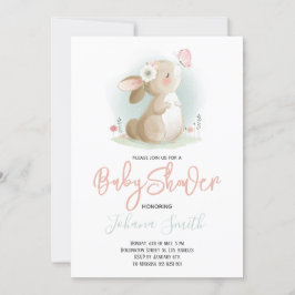 Little Rabbit Baby Shower-inbjudan Inbjudningar