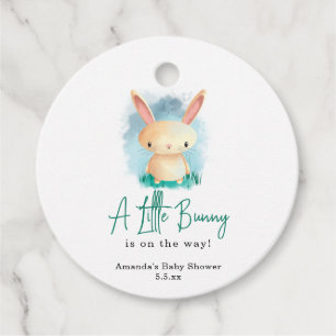 Little Rabbit - babydusch Gåvor Etiketter