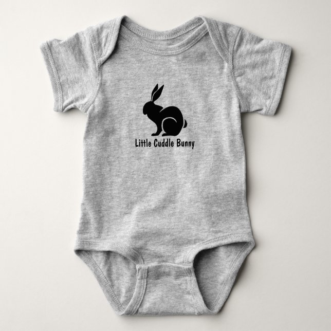 Little Rabbit Design Baby Bodydress T Shirt (Framsida)