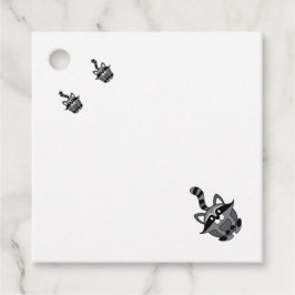 Little Raccoon Gåvor Etiketter