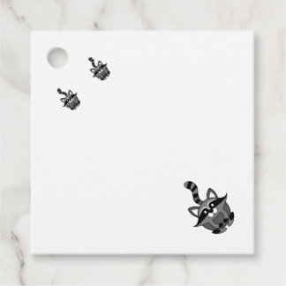 Little Raccoon Gåvor Etiketter