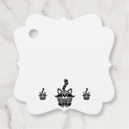 Little Raccoon Gåvor Etiketter