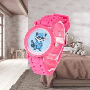 Little Raccoon in Blue e Watch Watch Armbandsur