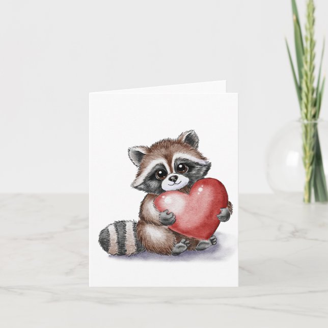 Little Raccoon Kort (Framsida)