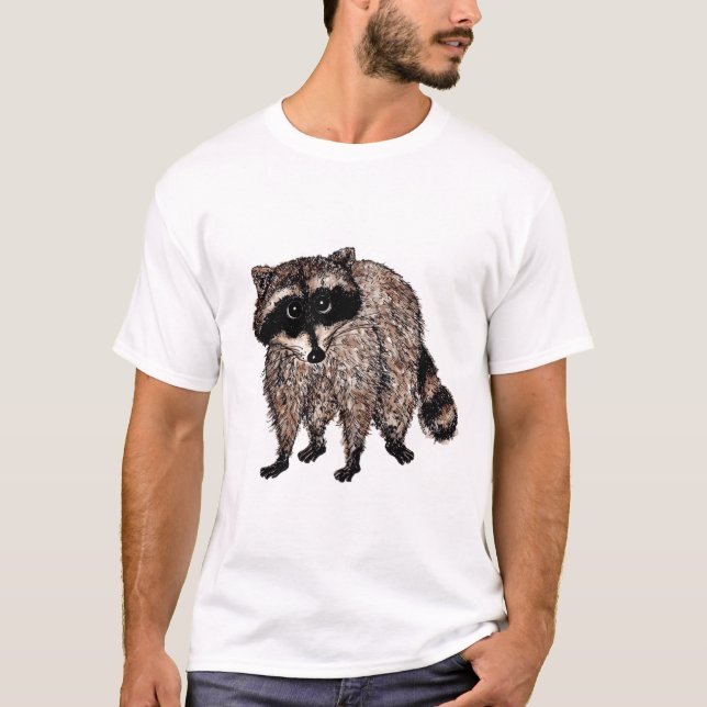 Little Raccoon T Shirt (Framsida)