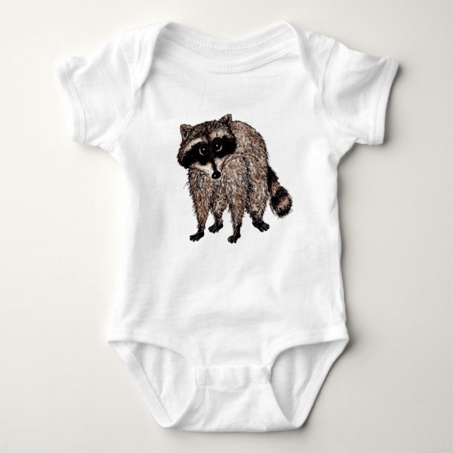 Little Raccoon T Shirt (Framsida)