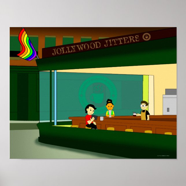 Little Rainbow Middag Poster (Framsidan)