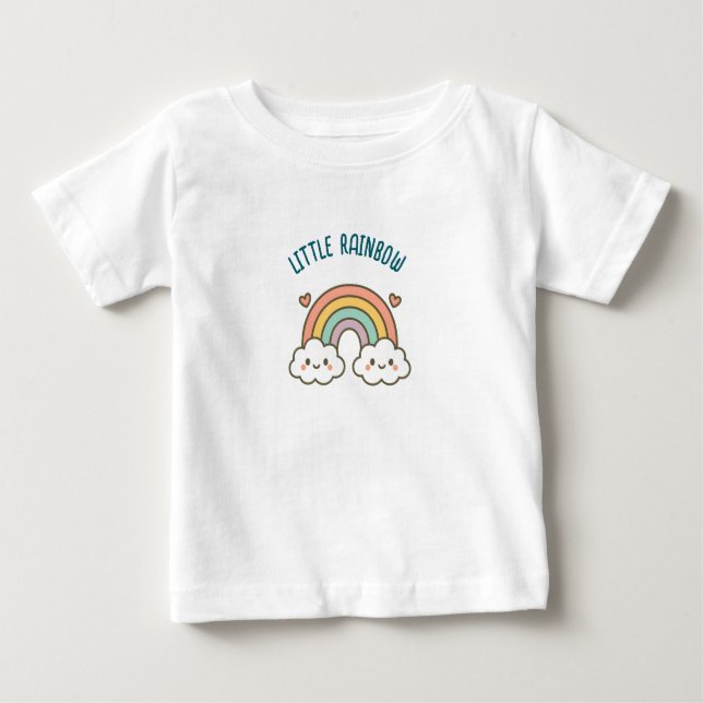 Little Rainbow tshirt T Shirt (Framsida)