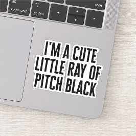 Little Ray of Pitch Black-noten Klistermärken