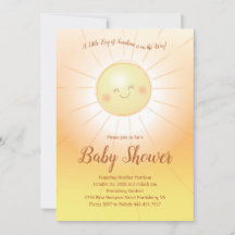 Little Ray of Sunshine Baby Shower
