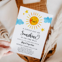 Little Ray of Sunshine Baby Shower