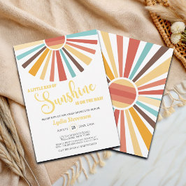 Little Ray of Sunshine Baby Shower Inbjudningar