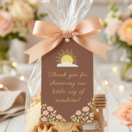 Little Ray Of Sunshine Baby Shower Presentetikett