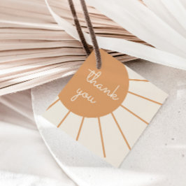 Little Ray of Sunshine Boho Baby Shower Gåvor Etiketter