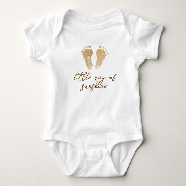 Little Ray of Sunshine Boho Baby Shower T Shirt (Framsida)