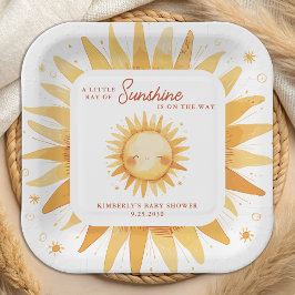 Little Ray of Sunshine Boho Cute Sun Baby Shower