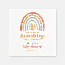 Little Ray of Sunshine Boho Rainbow Shower
