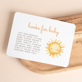 Little Ray of Sunshine Cute Baby Shower Books Tilläggskort