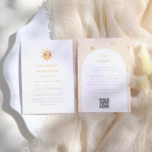 Little Ray of Sunshine QR Girl Shower
