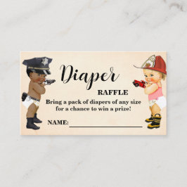 Little Recruit Diaper Raffle Ticket Baby Shower Placeringskort