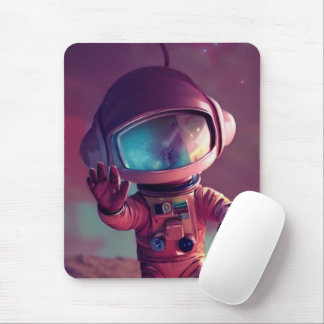 Little Red Alien Astronaut Musmatta