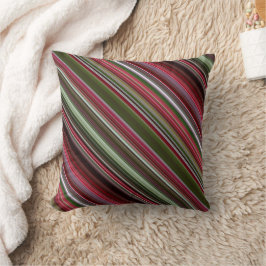 Little Red Berries Red and Grönt Rand and Play Kudde