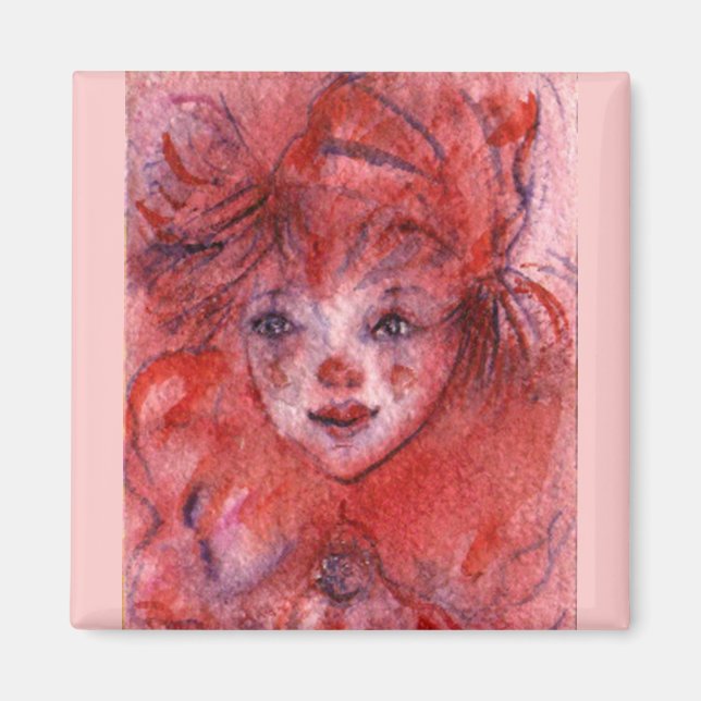 LITTLE RED CLOWN MAGNET (Framsidan)
