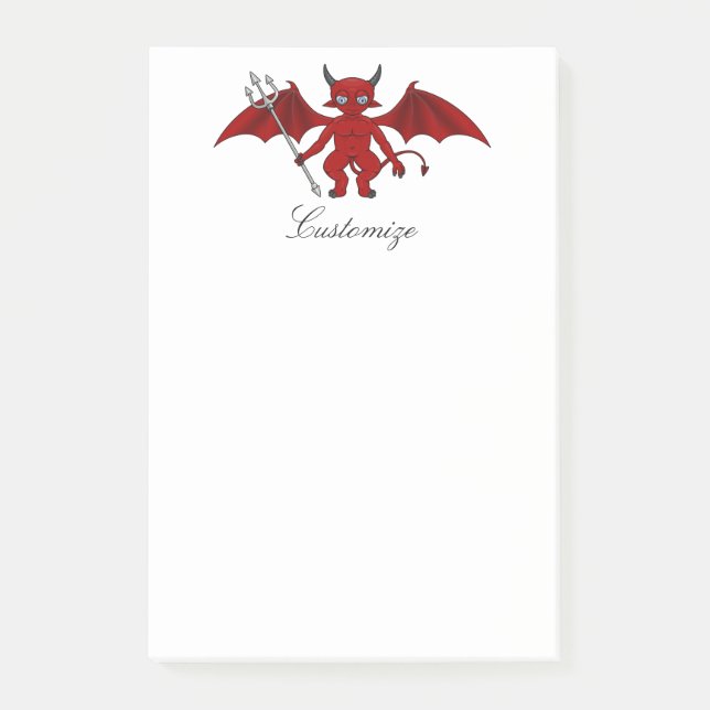 Little Red Djävulen Thunder_Cove Post-it Block (Framsida)